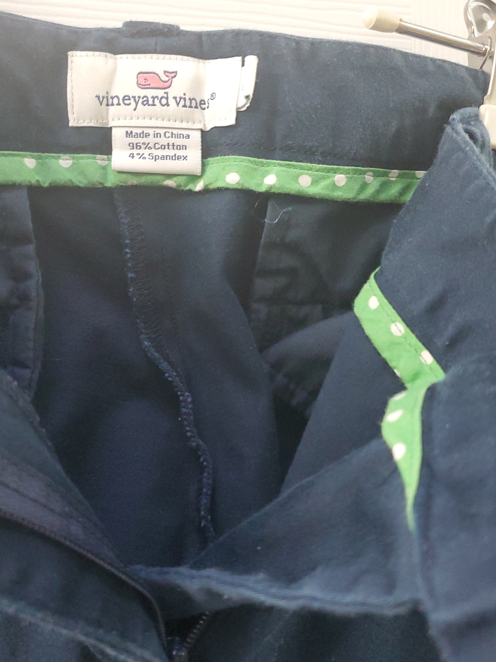 Vineyard Vines Navy Cropped Women's Pants